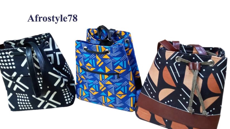 Sac en en Wax, bogolant et simili Cuir