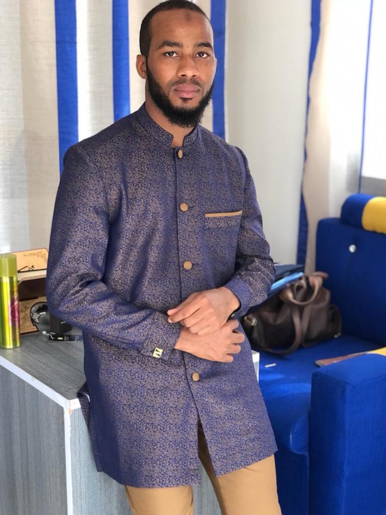 Costume africain Sarcelle pour homme| Dashiki Vêtements pour hommes