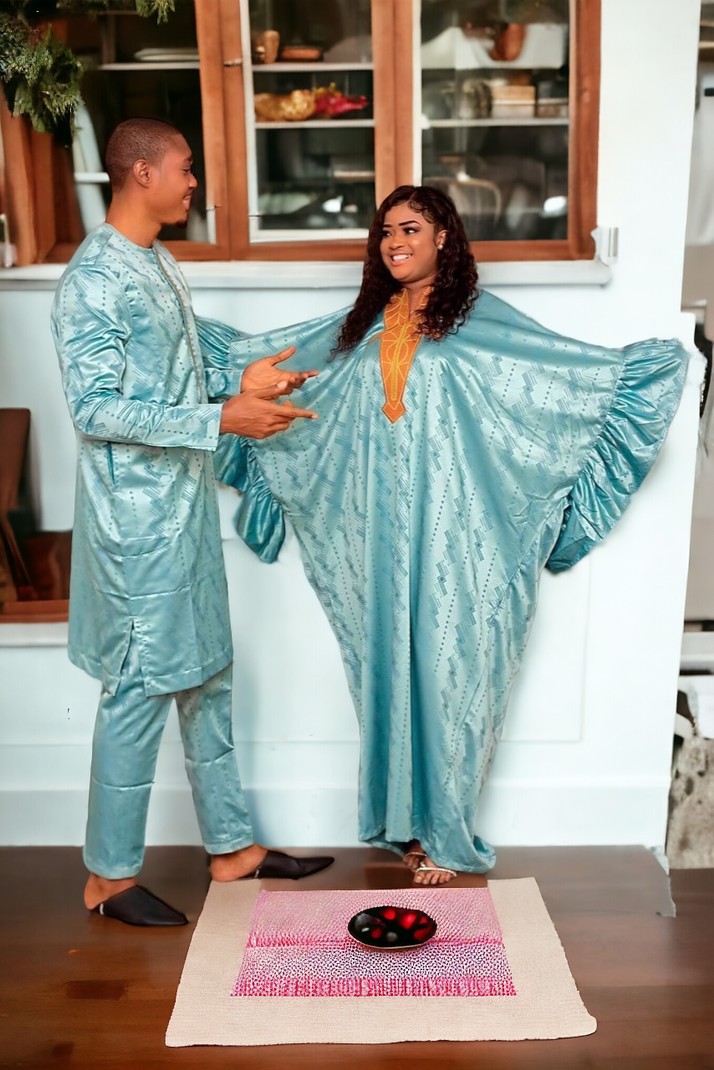 Tenue africain bazin