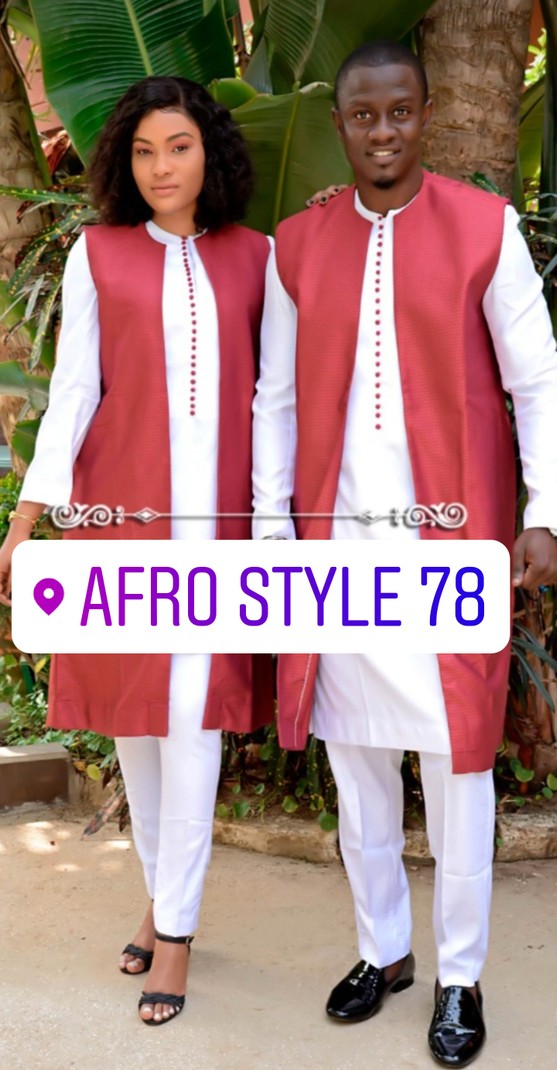 Couple africain / tenue de couple / couple / famille ensemble / mari et femme / 2 pièces ensemble